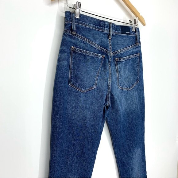 Lands’ End Straight Taper Medium Wash Classic Blue Jeans Mid To High Rise Size 2 - Picture 8 of 16